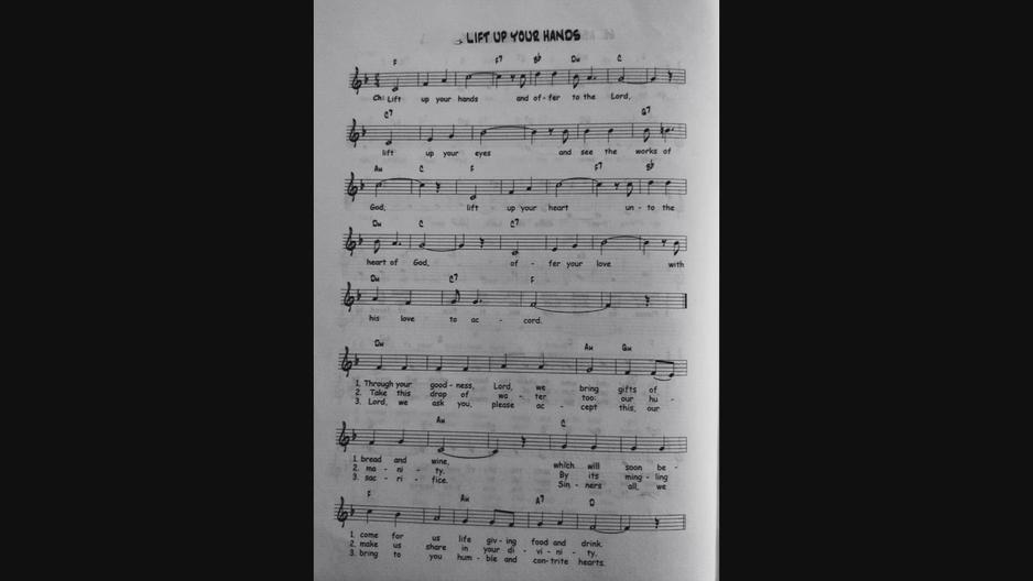 'Video thumbnail for Lift Up Your Hands - Catholic Mass Song Sheet Music'