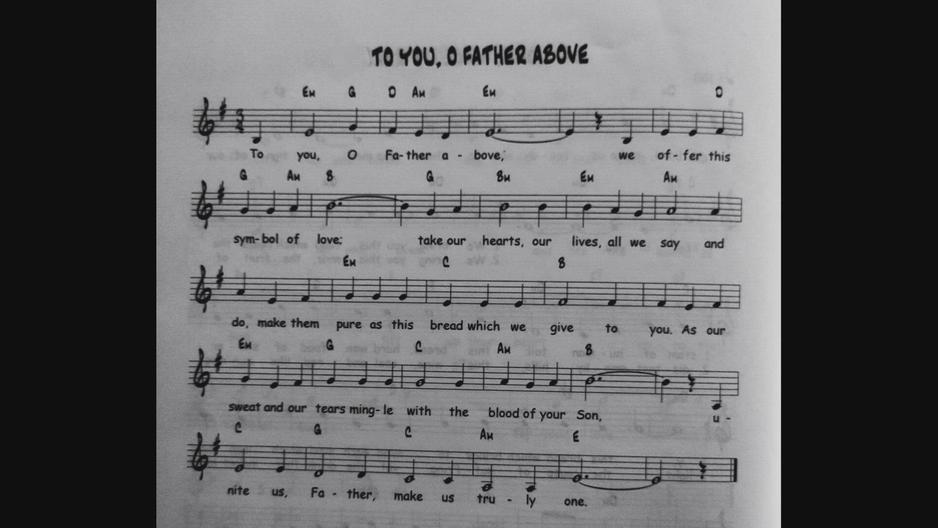 'Video thumbnail for To You O Father Above - Catholic Mass Song Sheet Music'