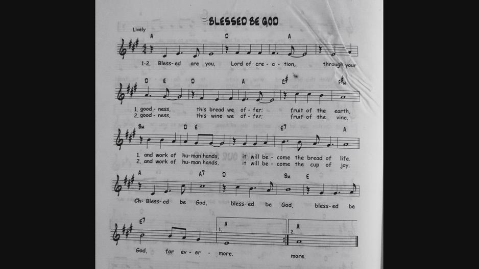 'Video thumbnail for Blessed Be God - Catholic Mass Song Sheet Music'